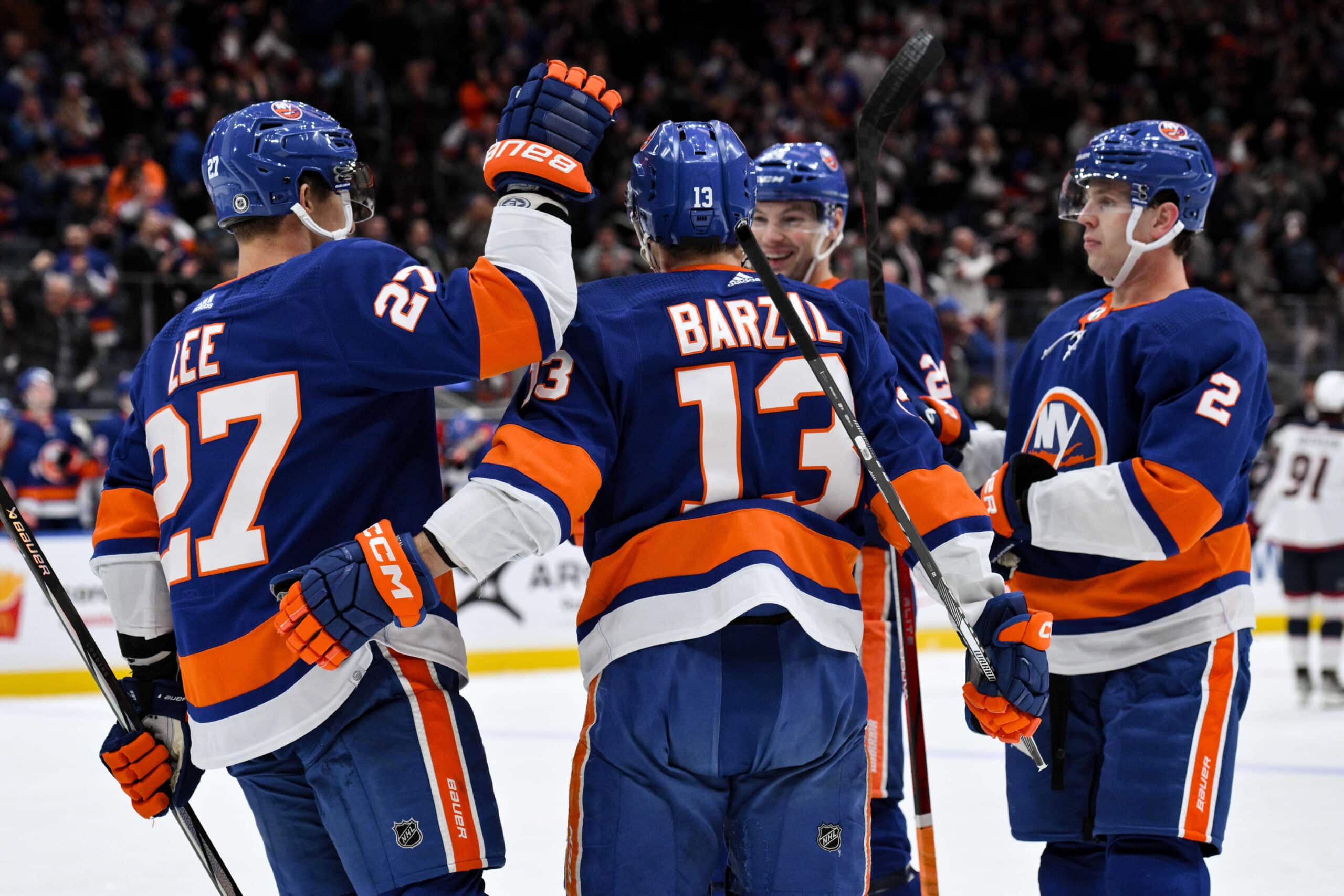 Islanders' best 3rd-period defense is offense: 'You have to let the doors open and let us go out there and win a game' 3 Islanders Barzal Blue Jackets