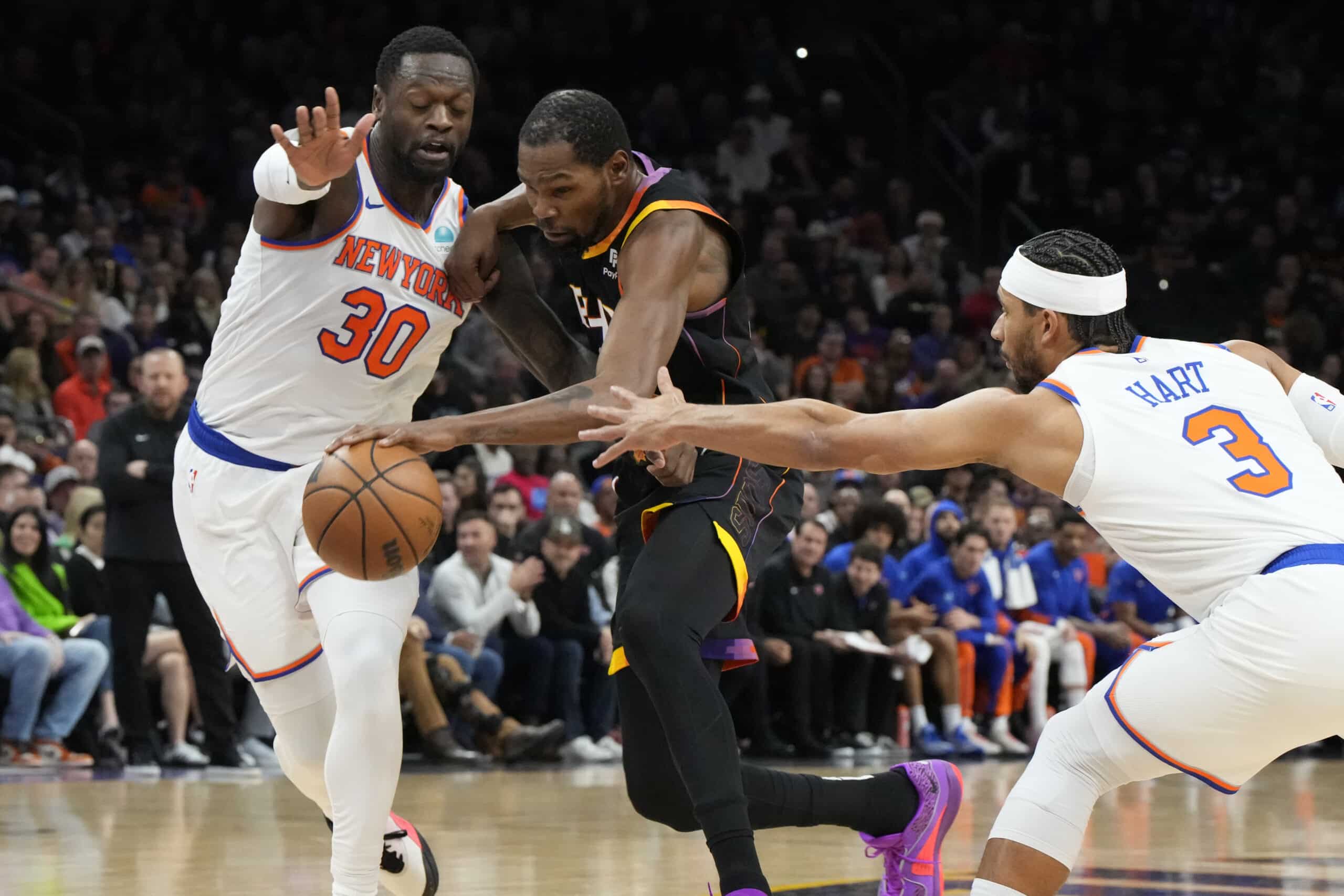 Knicks defensive struggles persist against NBA's best teams 3 Suns Knicks Durant