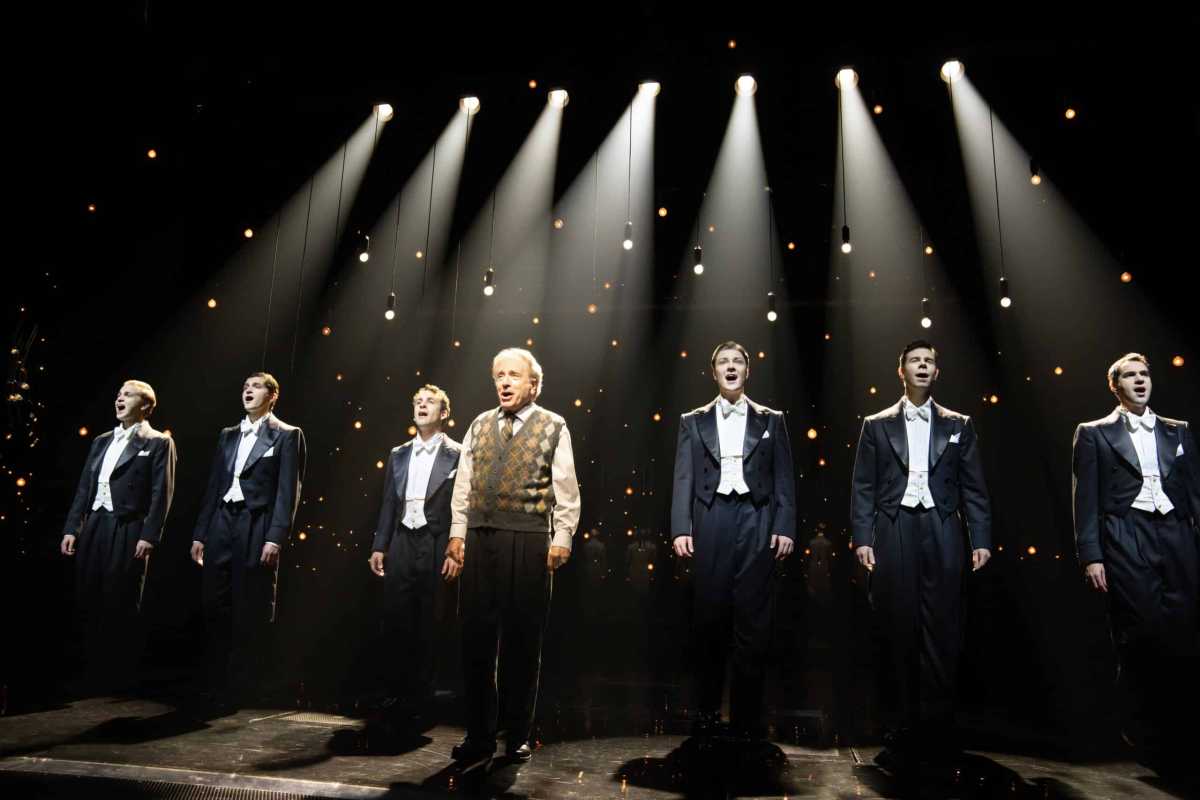 Harmony cast on stage