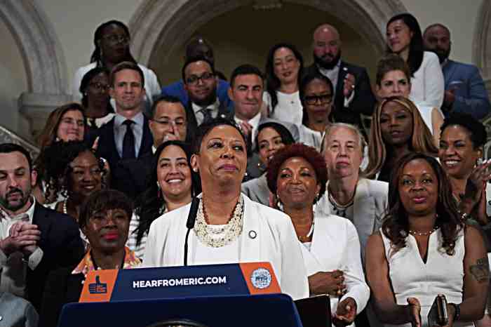 City Council Speaker Adrienne Adams and the legislature