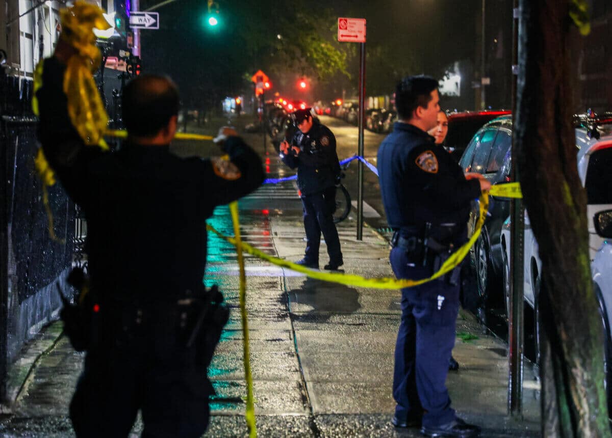 Staten Island stabbed scene