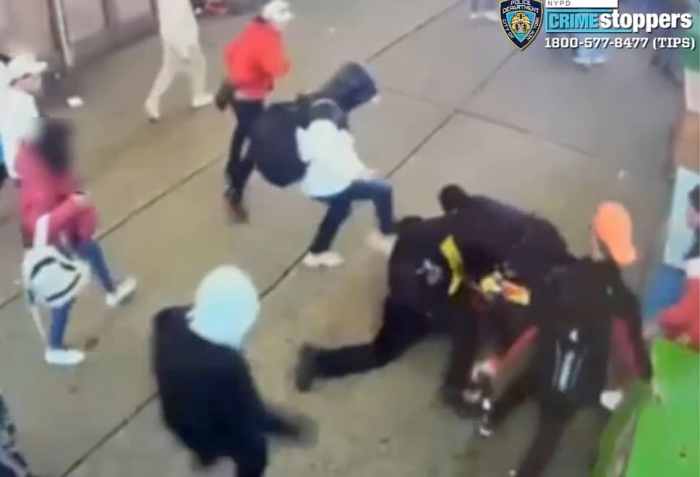 Suspects in Midtown cop assault