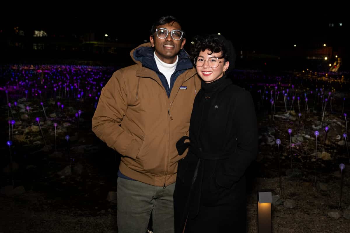 It was all about love at 'Field of Light' on Valentine's Day 16