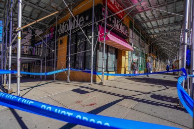 Scene where man was stabbed on the Upper West Side