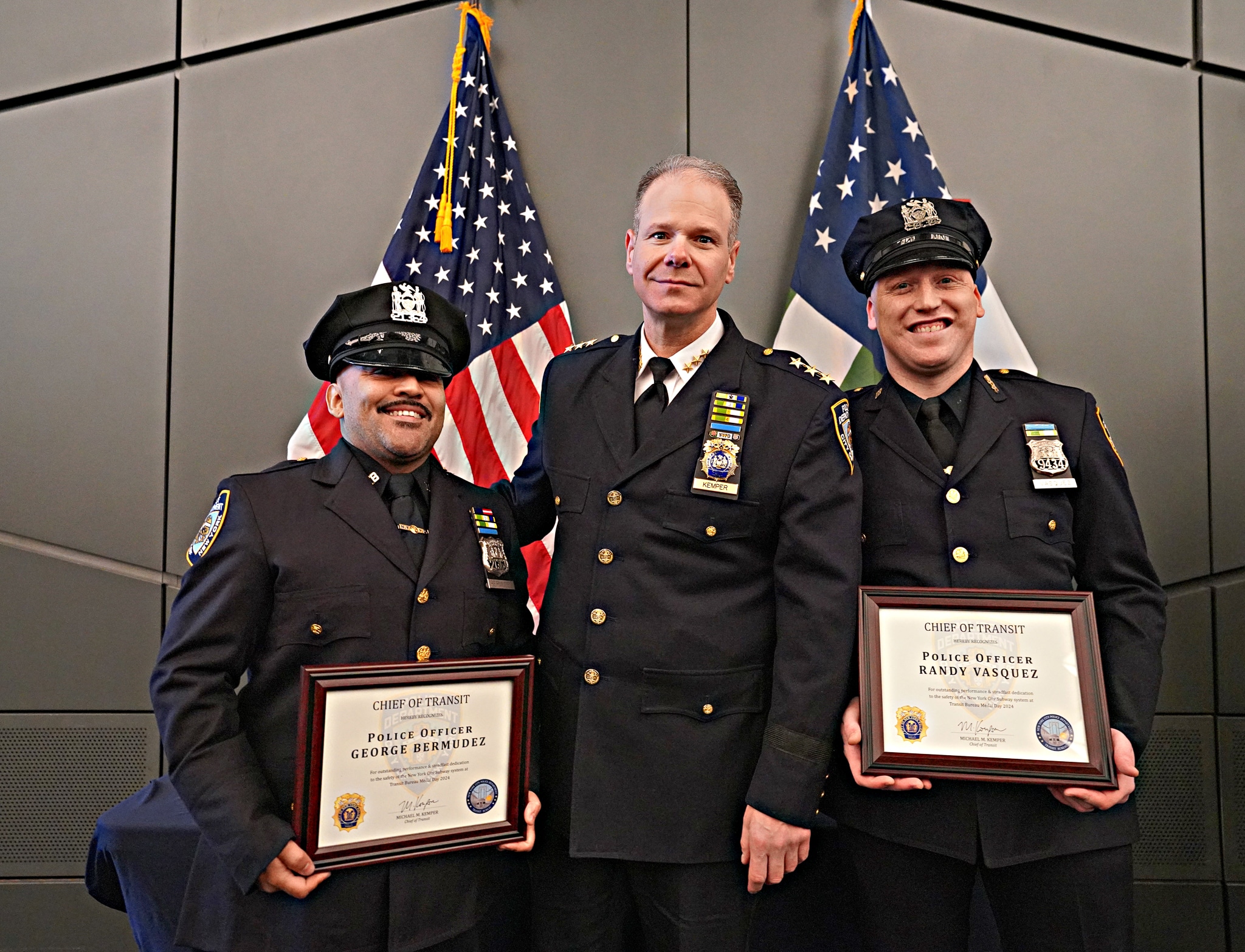 Heroic NYPD Transit officers recognized with medals for making great rescues and arrests 11