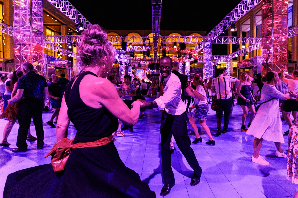 Dancing at Lincoln Center during Summer for the City 2023