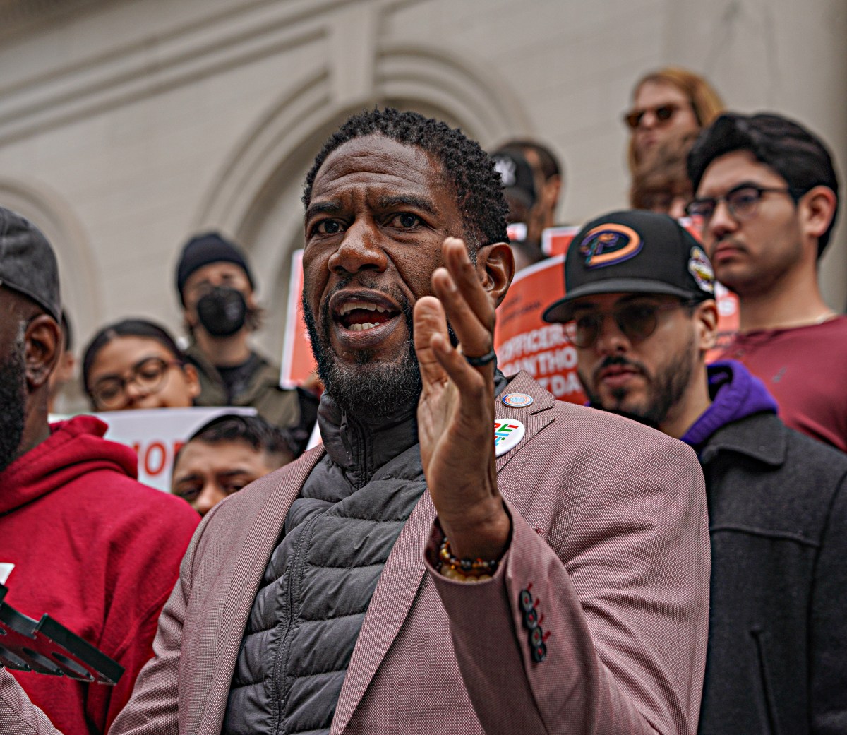 Public Advocate Jumaane Williams speaks about NYPD radio encryption