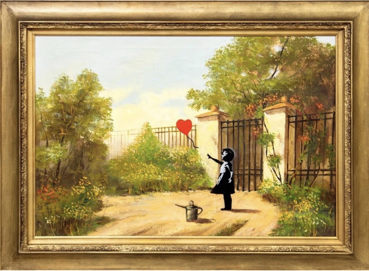 Mr. Brainwash: The maverick maestro of contemporary art showcase 7 Balloon Girl by Mr. Brainwash
