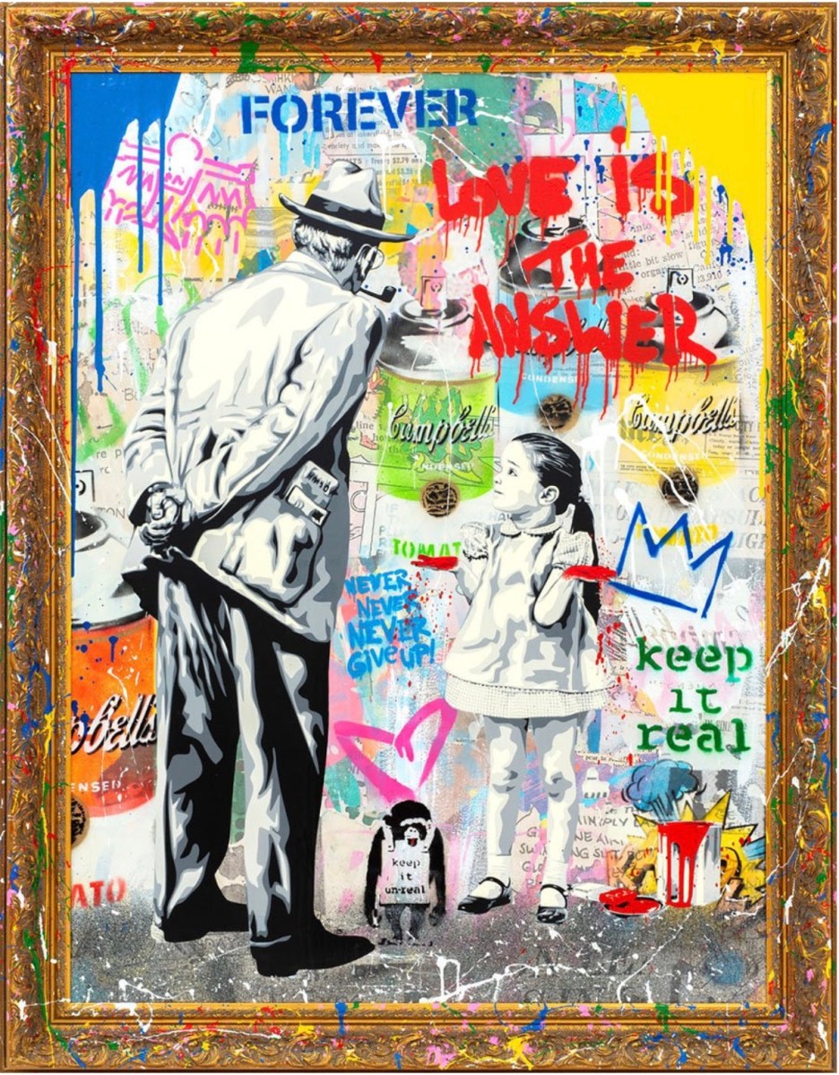 Mr. Brainwash: The maverick maestro of contemporary art showcase 6 Caught Red Handed by Mr. Brainwash