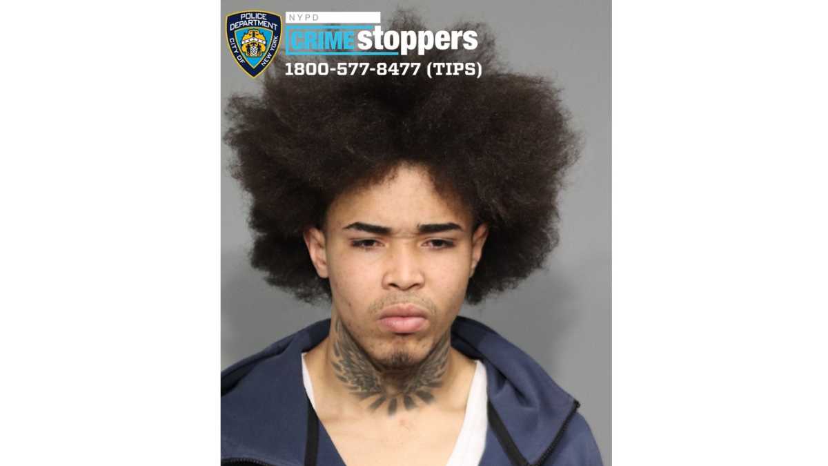 Police are searching for two men who allegedly assaulted a traffic agent in Harlem last week with a fire extinguisher. Police released photos of the suspects, including this man.