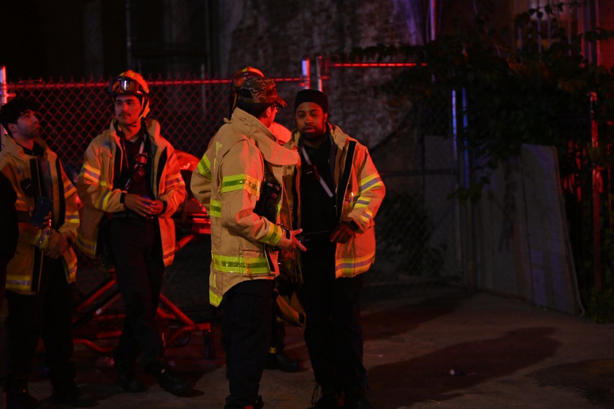 Firefighters take on blaze in East New York home 11
