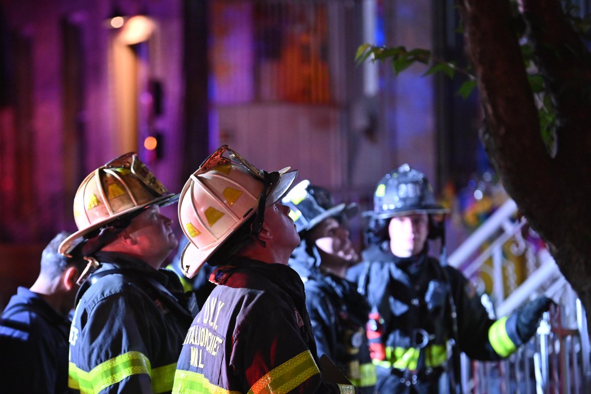 Firefighters take on blaze in East New York home 12