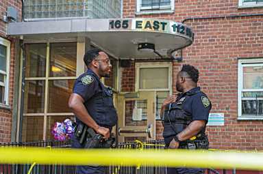Police in East Harlem at scene of domestic shooting
