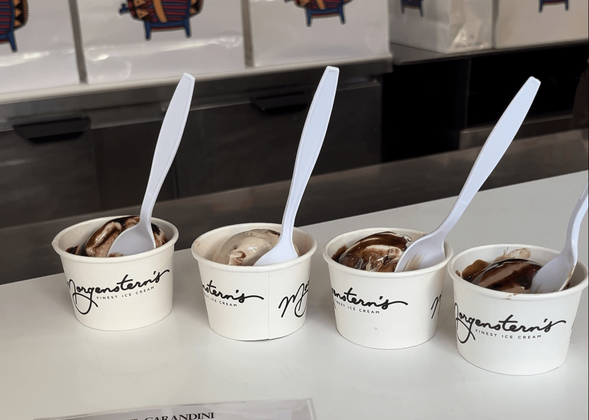 Four Ice Cream Cups