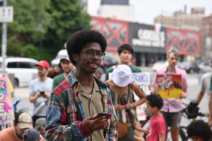 Congestion pricing: Brooklyn kids rally at Barclays Center to demand Hochul end pause and start Manhattan tolls 11