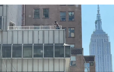 Florida man hurls furniture off Manhattan skyscraper