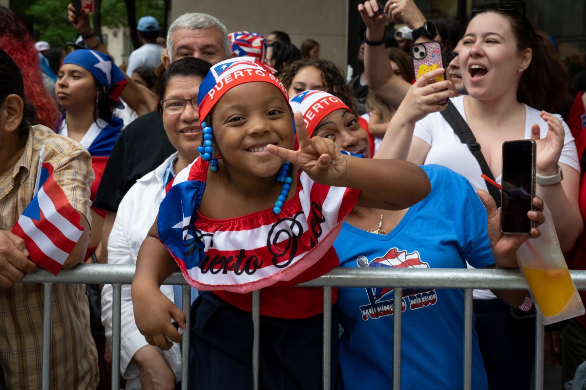 Thousands of spectators lined 5th Avenue celebrating their Puerto Rican heritage and culture