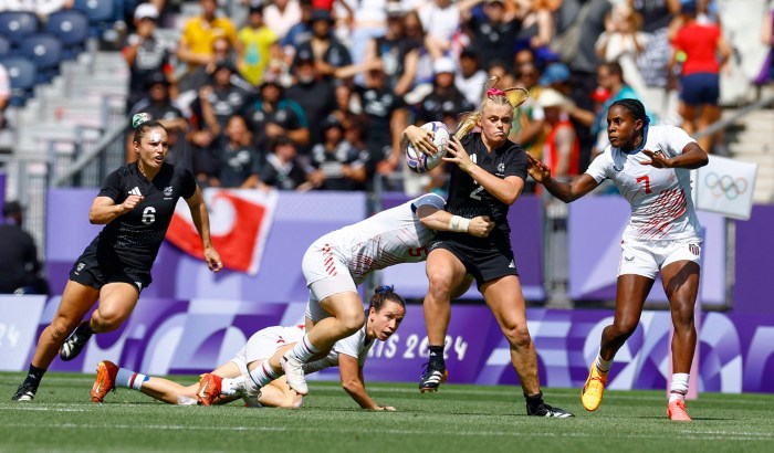 Olympics USA women's Rugby 7s New Zealand