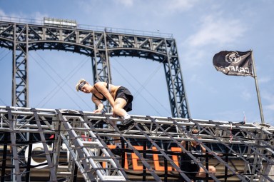 New Yorkers took on the challenge of the Spartan Race at Citi Field.