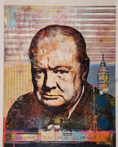 Houben R.T. depiction of Winston Churchill