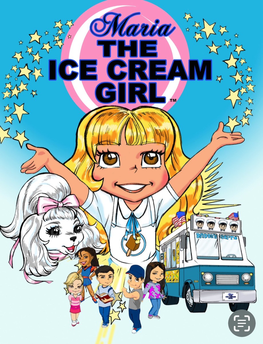 Maria the Ice Cream Girl, Book Cover
