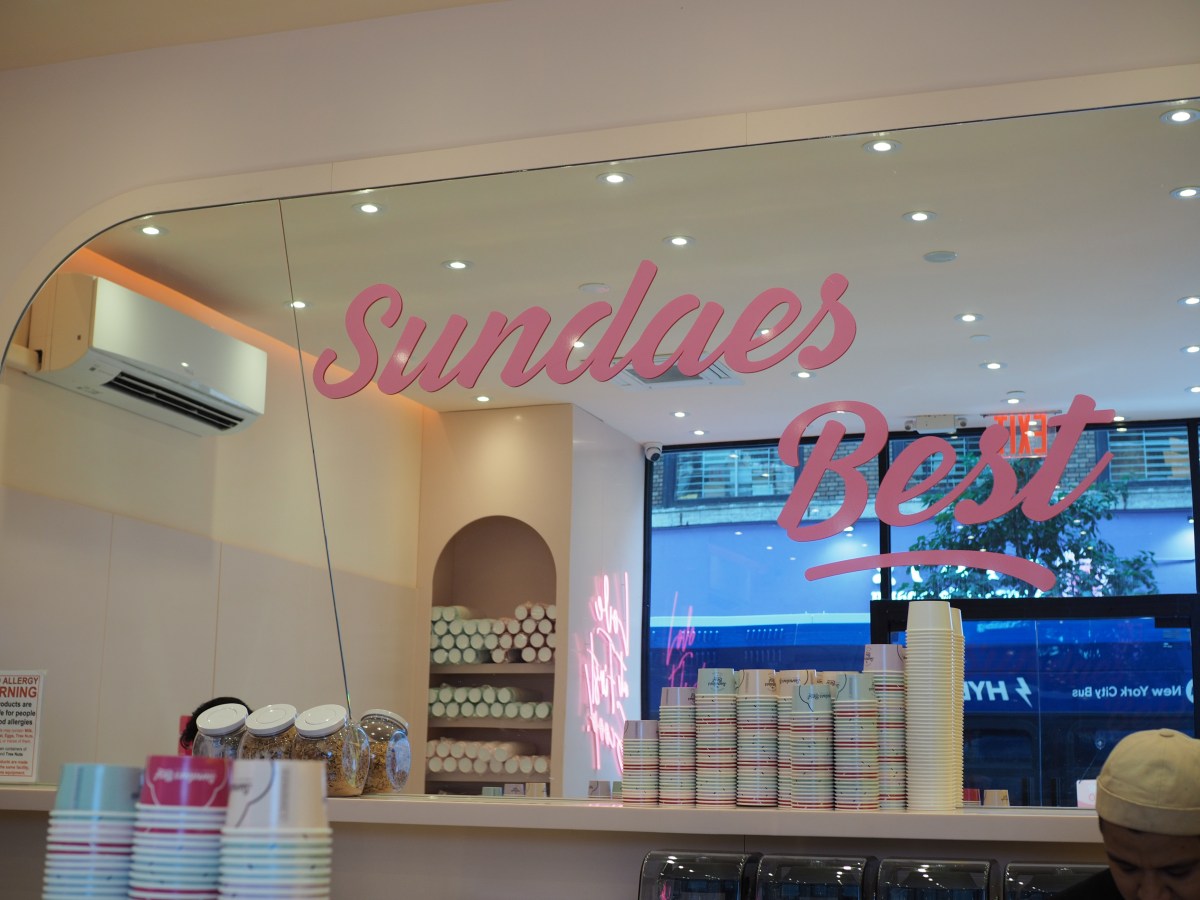 The interior of Sundaes Best