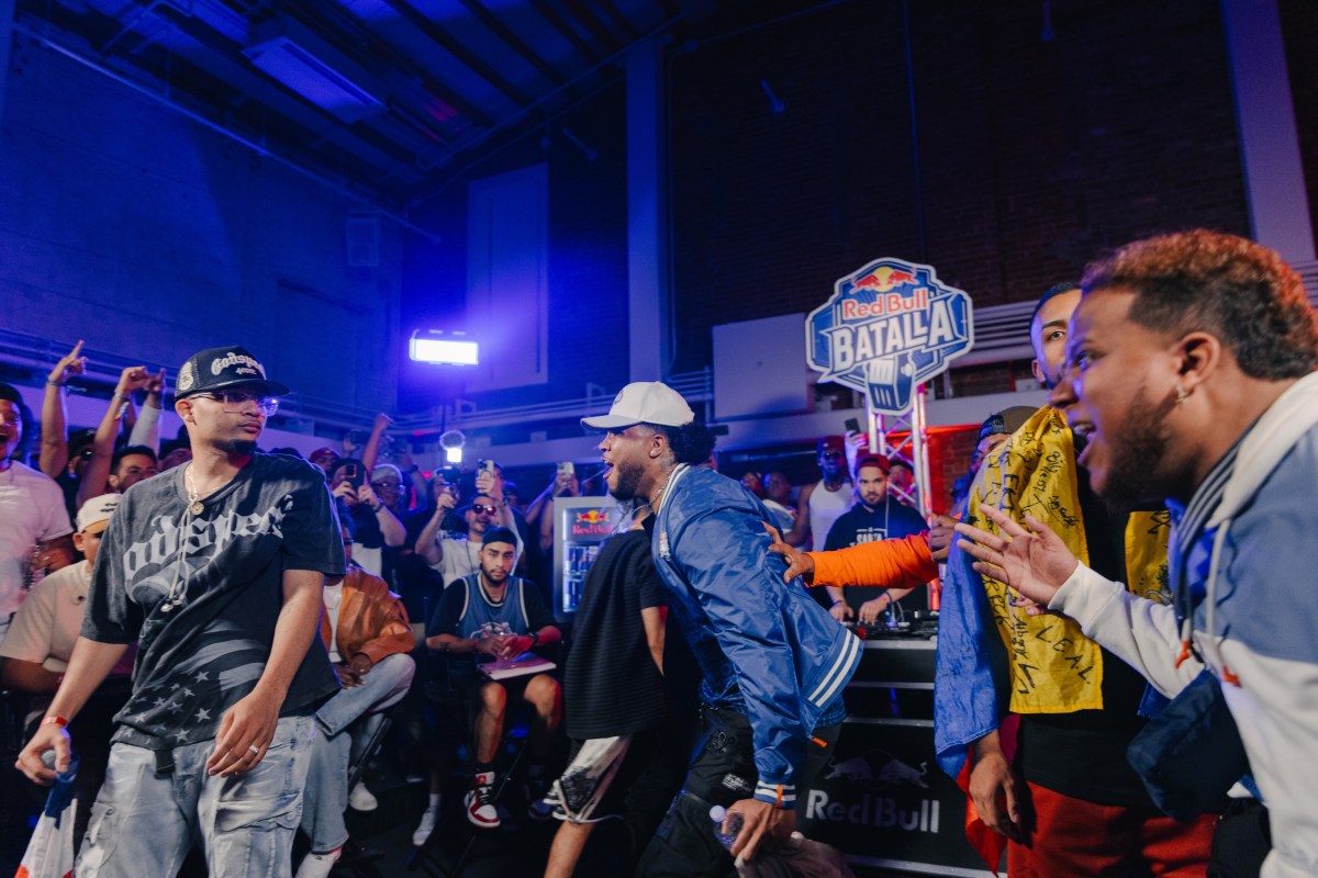 Rappers took the stage to compete in the Red Bull Batalla