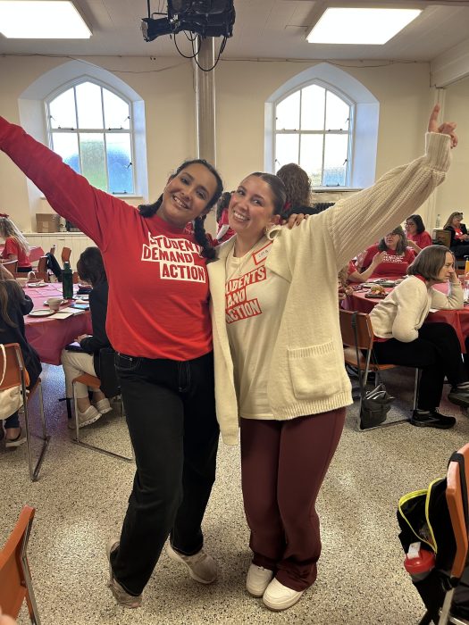 two girls advocating for gun violence protection