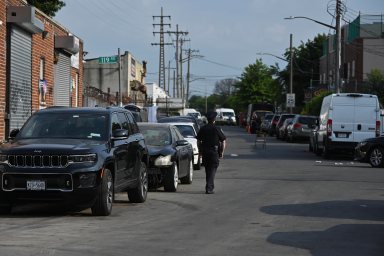 Cops investigate scene where Queens man was shot