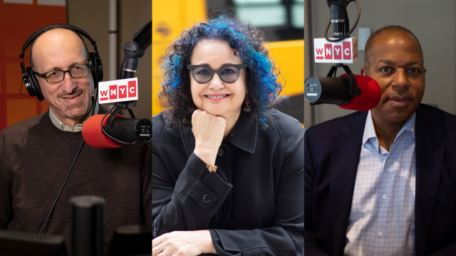 WNYC radio hosts in their studios