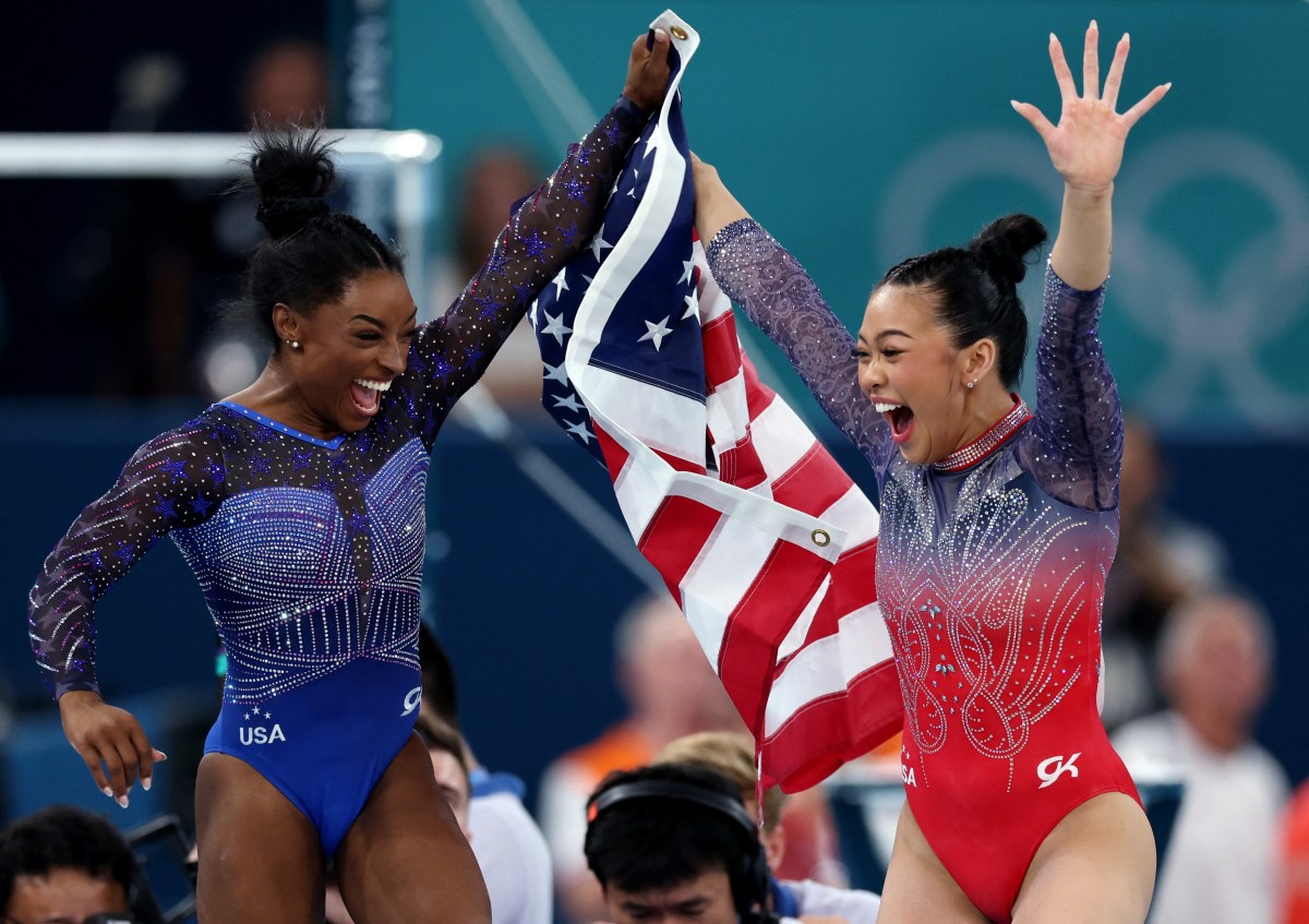 Simone Biles Suni Lee Olympics