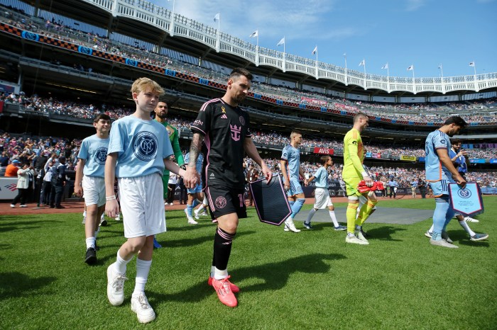 James Sands' late equalizer salvages point for NYCFC in thrilling draw with Messi, Miami 2 Messi Yankee Stadium NYCFC