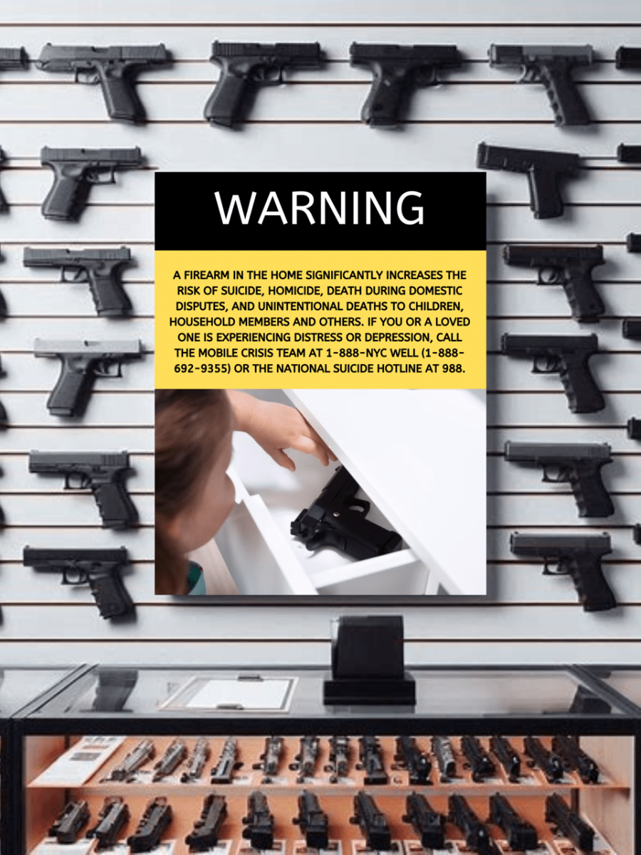 Councilmember Bottcher wants to require NYC gun stores to display graphic images as health warning 2