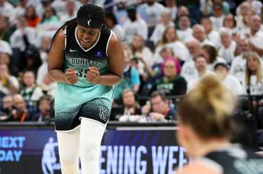 Jonquel Jones WNBA Finals LIberty Lynx Game 5
