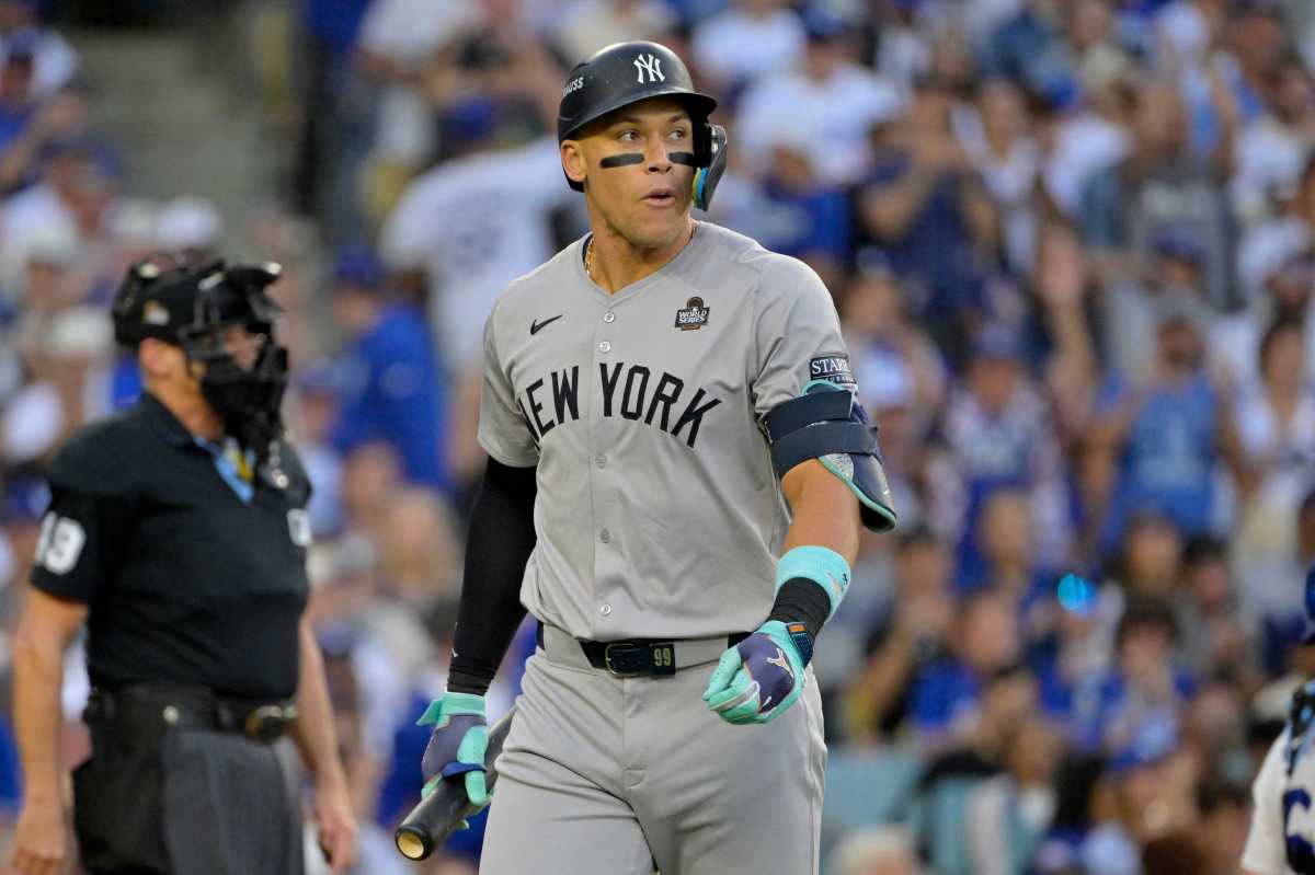 Aaron Judge Yankees strikeout Game 2 World Series