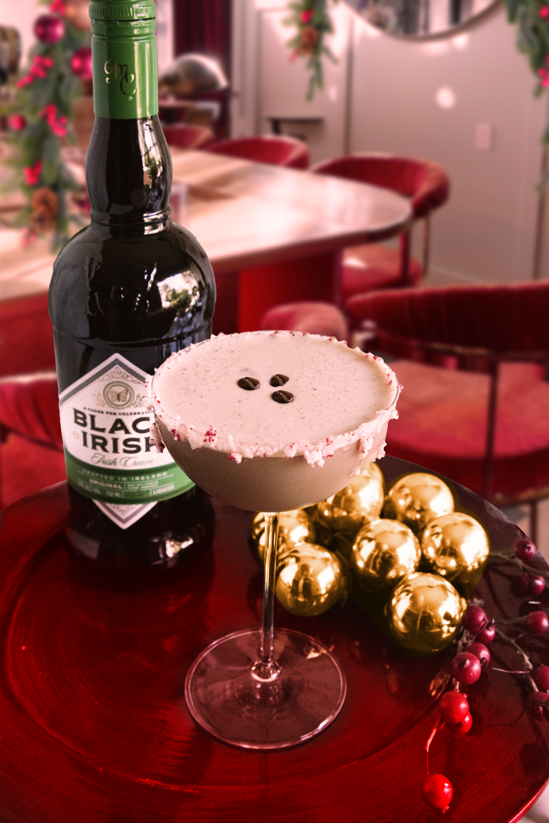 Celebrate the holidays with photo ops and cocktails at Mariah Carey’s Black Irish Holiday Bar 3 espresso martini