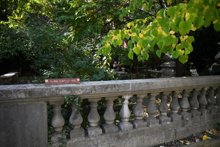 SoHo's Elizabeth Street Garden gets eviction notice, but the fight isn't over 3 A woman takes a moment to sit at the Elizabeth Street Garden