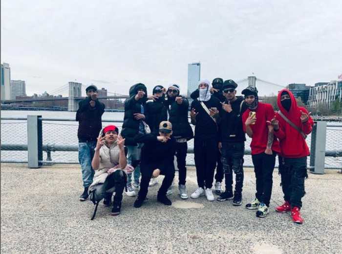 Photo of Times Square street gang