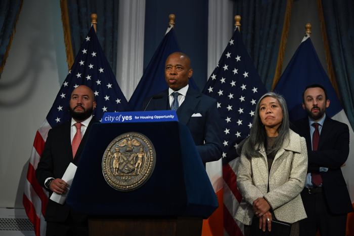 Signed, sealed, delivered: Mayor Adams signs monumental 'City of Yes' housing proposal into law 4 City Officials at the signing for the City of Yes bill.