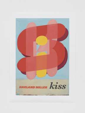 "Kiss" by Harland Miller, 2022.