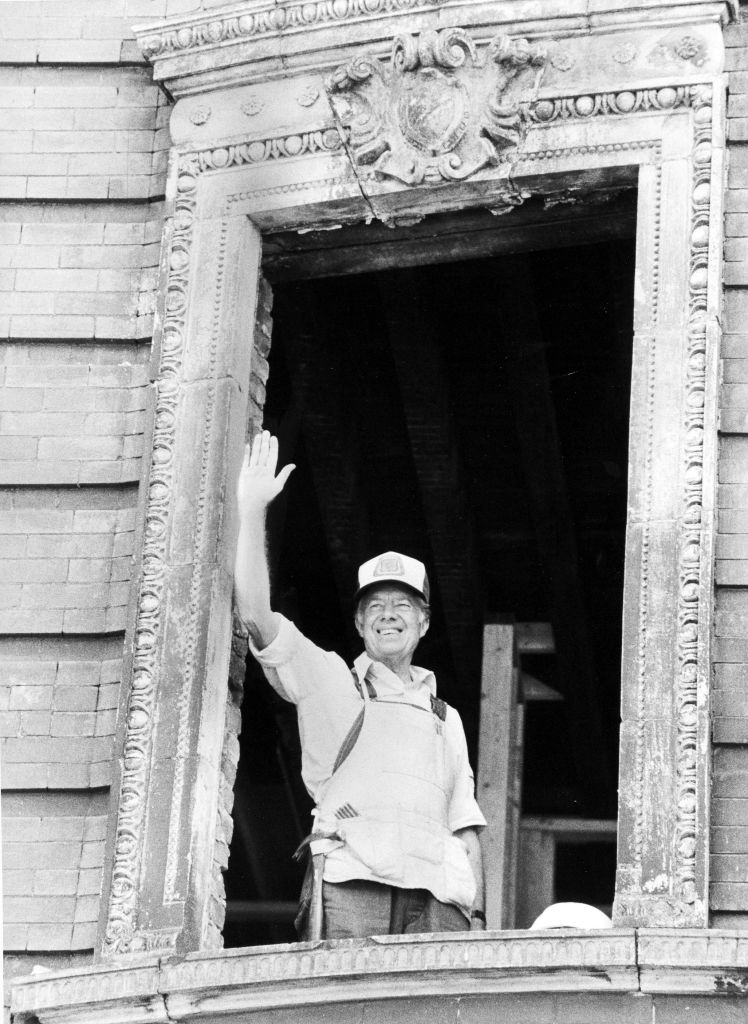 Secret Service hated this: An Ex-President's historic week in NYC's East Village 2 jimmy carter mascot flats