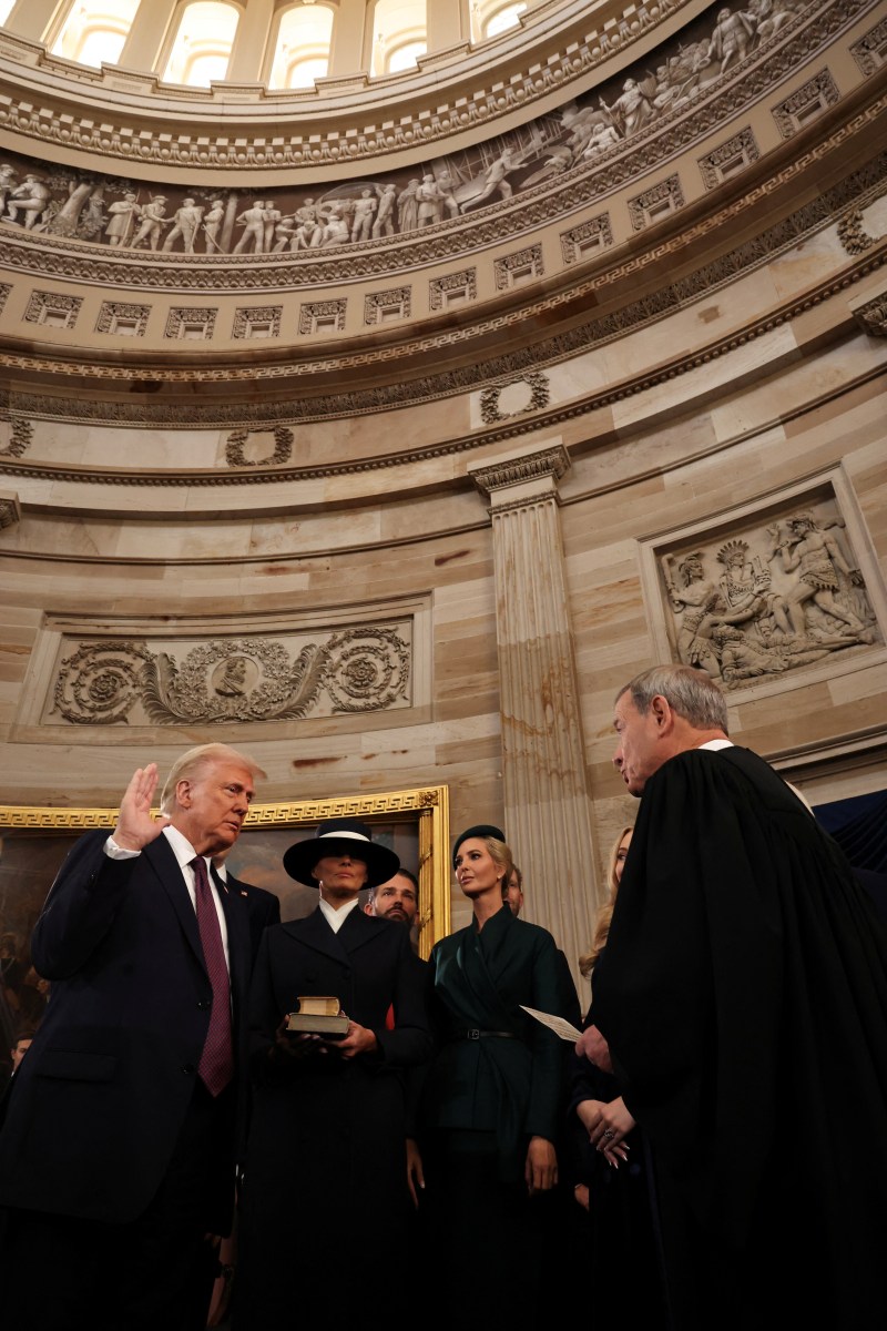 Queens native is president again: Trump inaugurated as America's 47th commander-in-chief 2 President Trump inaugurated