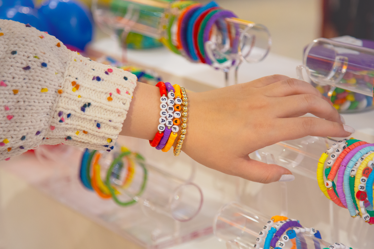 Here's how you can win a nostalgic sleepover at the Times Square M&M's store 3 M&M'S Fun Club Bracelet Bar