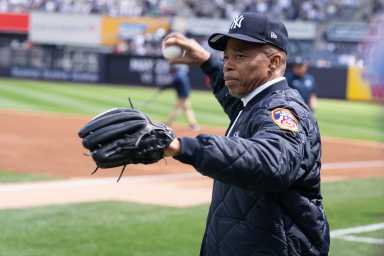 Mayor Eric Adams speaks about baseball impact on NYC economy