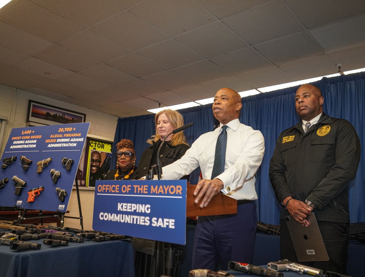 Mayor Adams rails against critics while touting record illegal gun seizures in Brooklyn: 'The numbers don't lie; your noise lies' 4