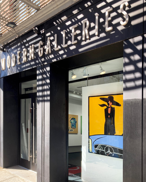 The Riviera pop prophet: Alan Walsh paints a jet-set dreamscape 4 Alan Walsh's "Pagoda" on display at DTR Modern Galleries in SoHo
