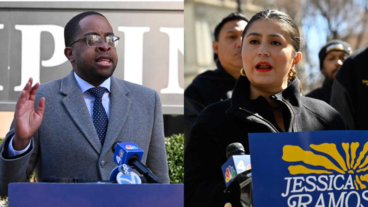 NYC Mayor's race Candidates Zellnor Myrie and Jessica Ramos