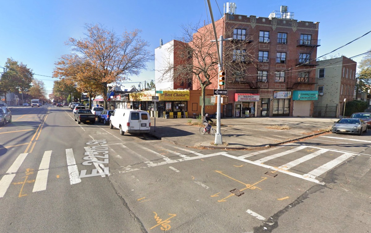 Scene of Bronx mugging