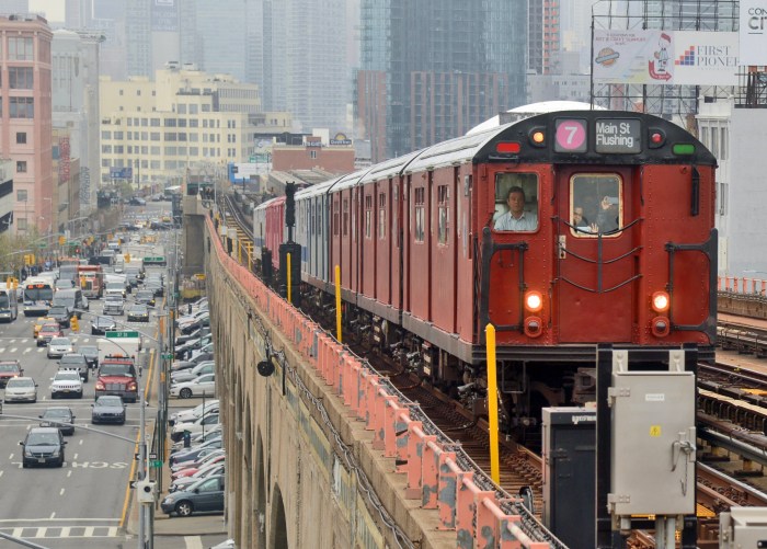 Train game: Take nostalgic trains to the Mets and Yankees home openers this season 3 red-colored vintage train riding on tracks