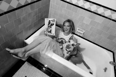 Fern Watt and her dog Bette.